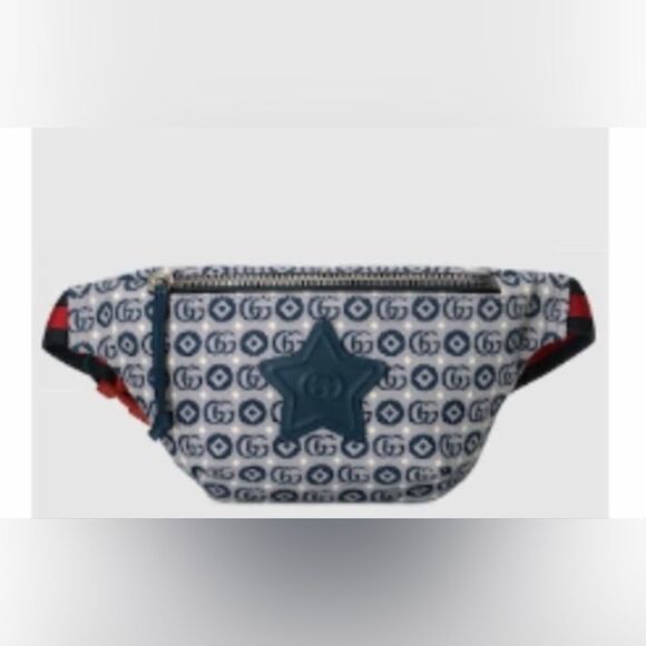 Brand new with box GG geometric-jacquard canvas belt bag - Picture 1 of 10